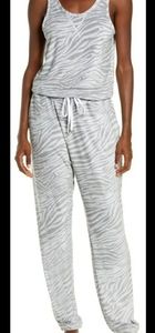 Zebra lounge jumpsuit
